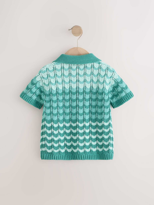 Кардиган с коротким рукавом Next AA9-499, Бирюзовый