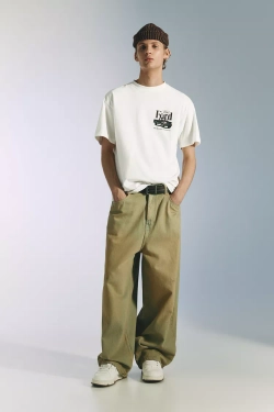 PULL&BEAR Футболка Ford, белый