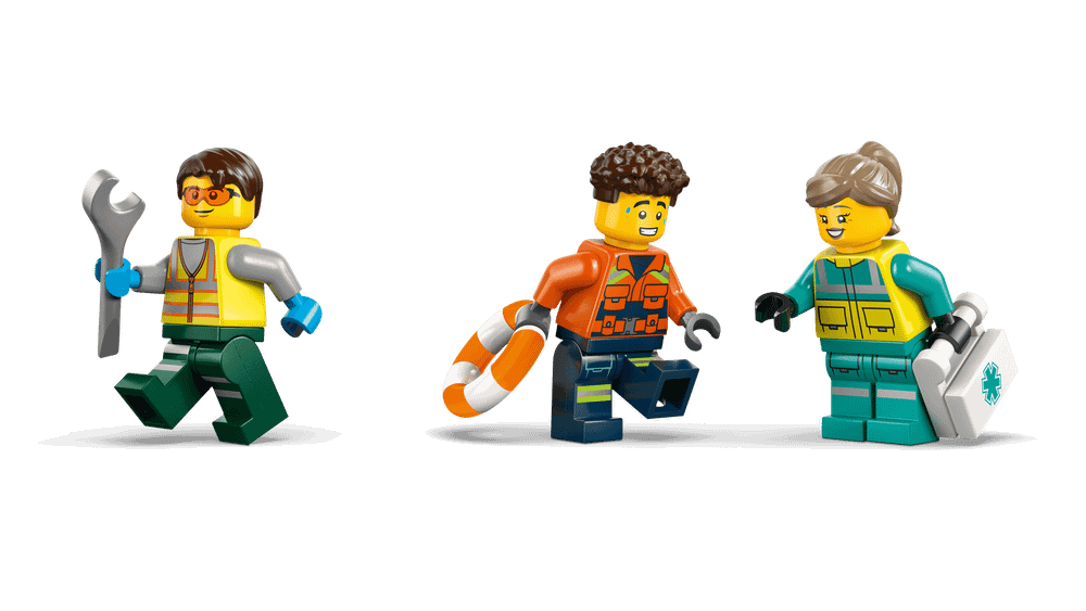 Конструктор LEGO City 60505 Airplane, Service Truck & Hovercraft Remix