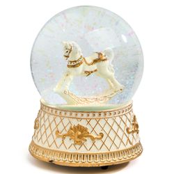 МУЗЫКАЛЬНАЯ СТАТУЭТКА "СНЕЖНЫЙ ШАР" 10Х10Х14 СМ