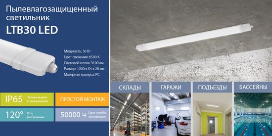 Новинка! Стационарный светодиодный светильник LTB30 LED. От компании Elektrostandard!