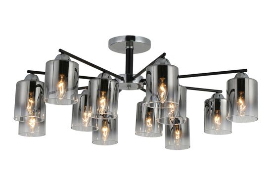 07274/12 CHROME+BLACK (1) Люстра (RL)