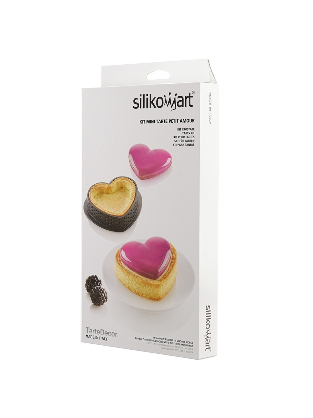 Набор для приготовления пирожных Mini Tarte Petit Amour силиконовая Silikomart 25.317.13.0065