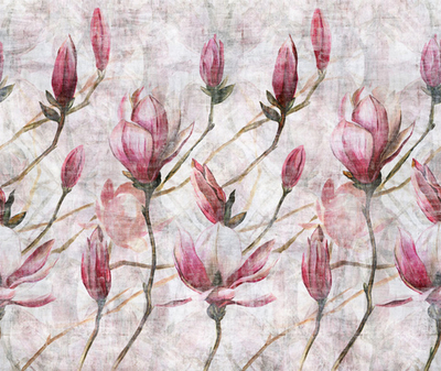 Дизайнерские обои Factura RED MAGNOLIA