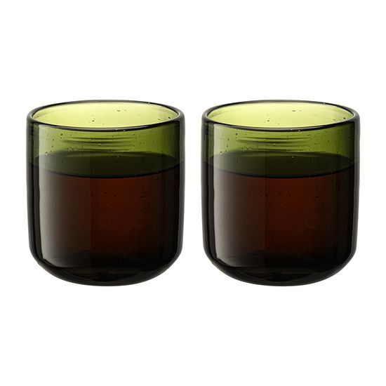 Набор стаканов flowi, 310 мл, темно-зеленые, 2 шт.
