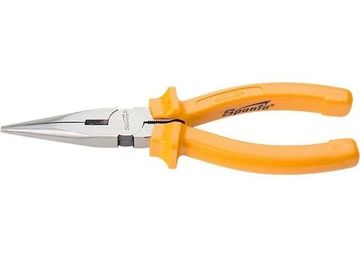 Длинногубцы 180 мм, прямые шлифованные, пластмассовые рукоятки SPARTA Classic 17159