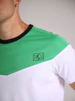 футболка спортивная город горький белый зеленый