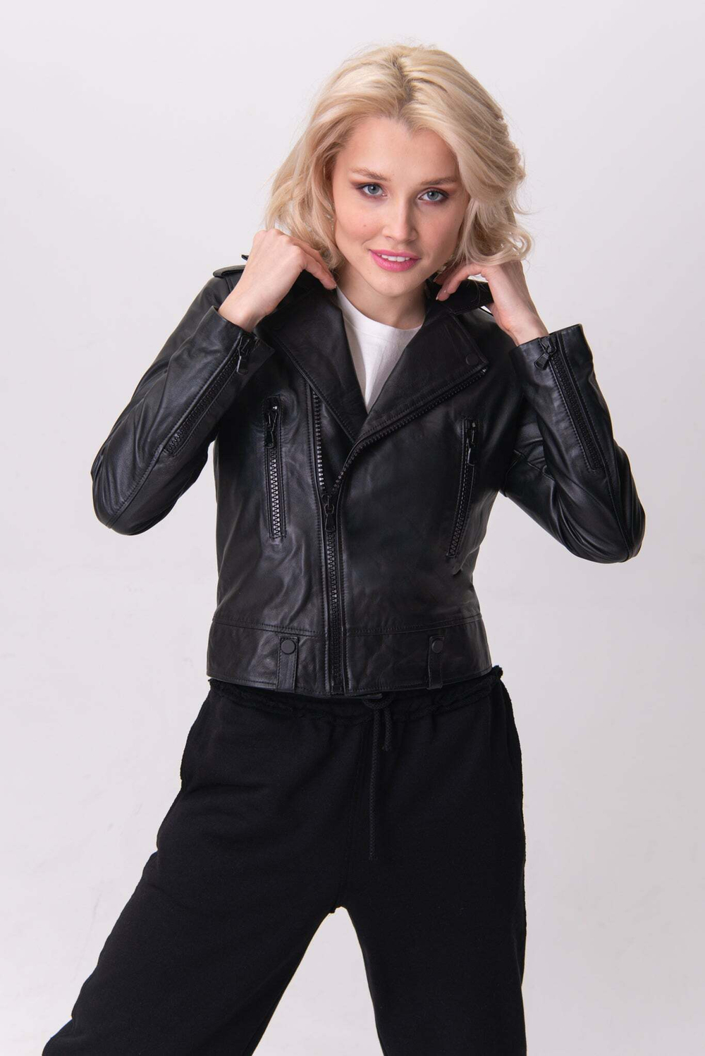 Leather jacket