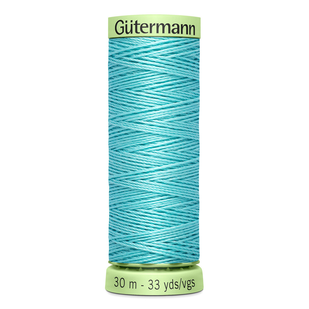 Нить Top Stitch 30/30 м для декоративной отстрочки, Gutermann, 328 аквамариновый