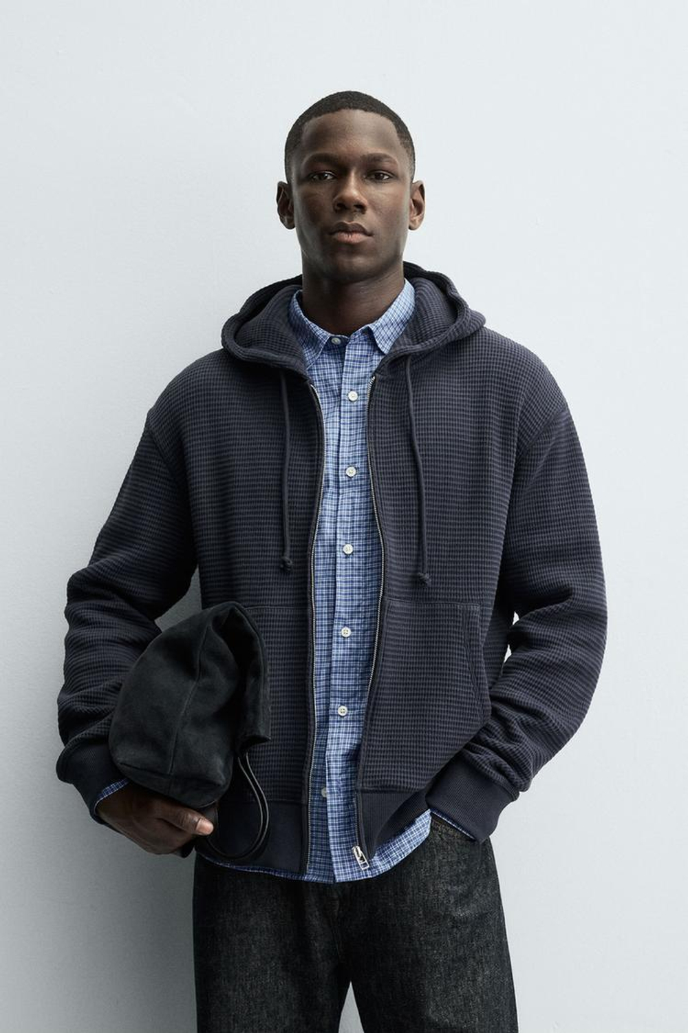 ZARA ТОЛСТОВКА НА МОЛНИИ, СИНИЙ