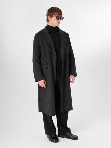 Графитовое шерстяное пальто HEATHEN