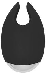 Черный клиторальный вибростимулятор Vayle - 10,5 см. (Цвет: черный)