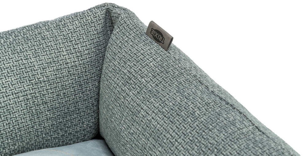 Лежак Viviana, прямоугольный с бортиком, 80 х 60 см, сине-серый, Trixie