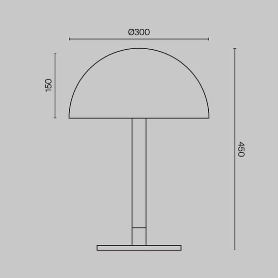 Настольная лампа Maytoni Ray Z012TL-L8B3K