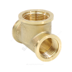 Тройник латунь переходной Ду 20х15х20 (3/4"х1/2"х3/4") ВР VALFEX VF.750.L.034.012.034
