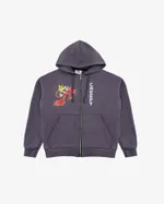 Xуди Creepy Clothing Zip Охота серое