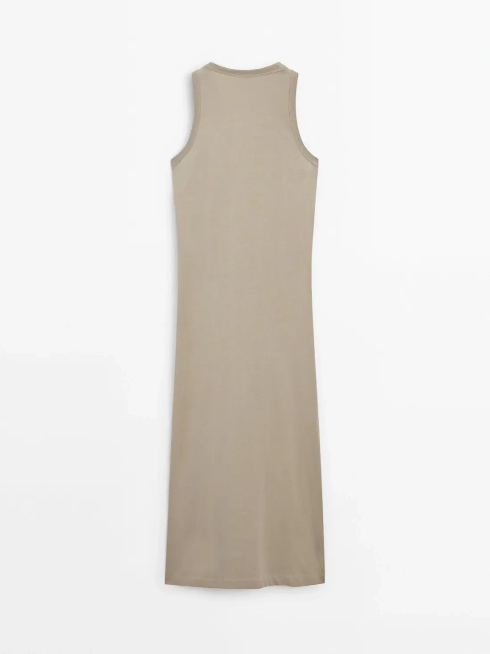 Massimo Dutti Платье миди с завязками, дымчатый