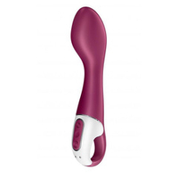 Малиновый вибромассажер 21см для стимуляции точки G Satisfyer Hot Spot