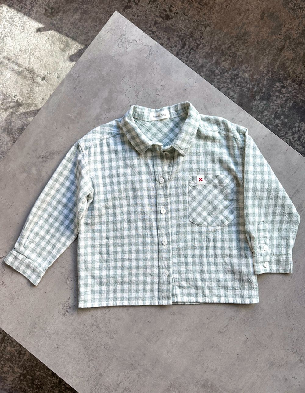 Хлопковая рубашка Loomknits, 110