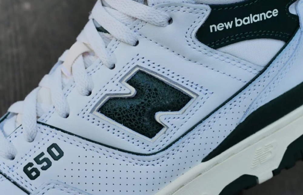 Кроссовки Aimé Leon Dore x New Balance 650R 'White Green' BB650RL1