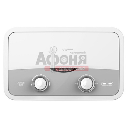 Водонагреватель проточного типа AURES SF 5.5 COM ARISTON душ/излив (настенный, плоский)