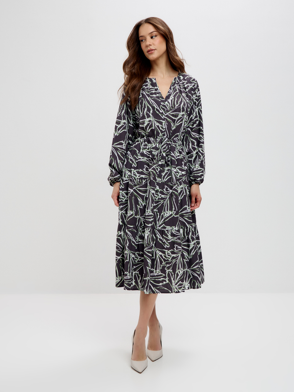 Платье из вискозы