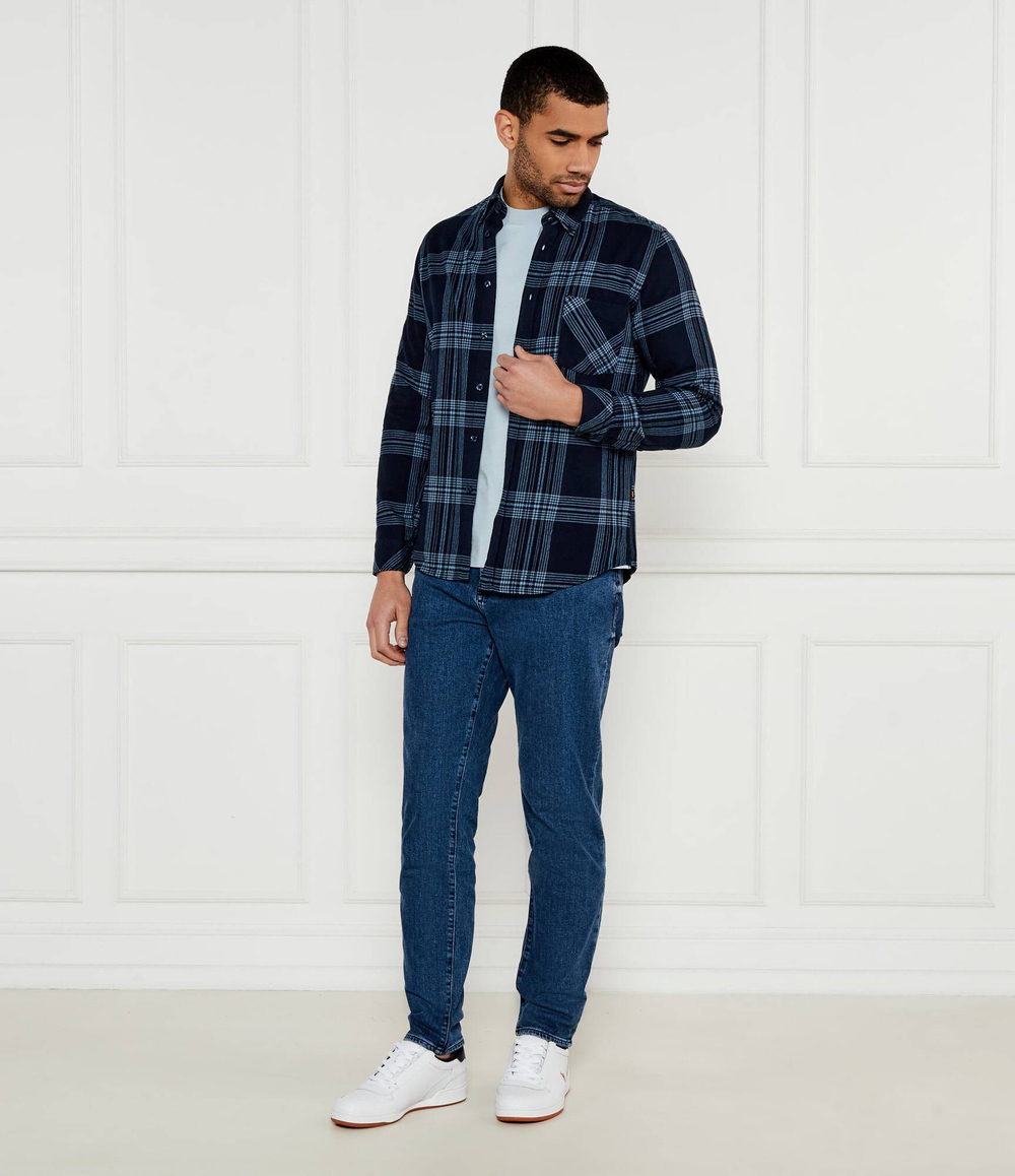 Рубашка Rickert_M BOSS ORANGE - темно-синий(50530843)