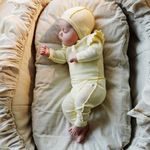 Легинсы "Нарцисс" из ажурного хлопка 0-3 м