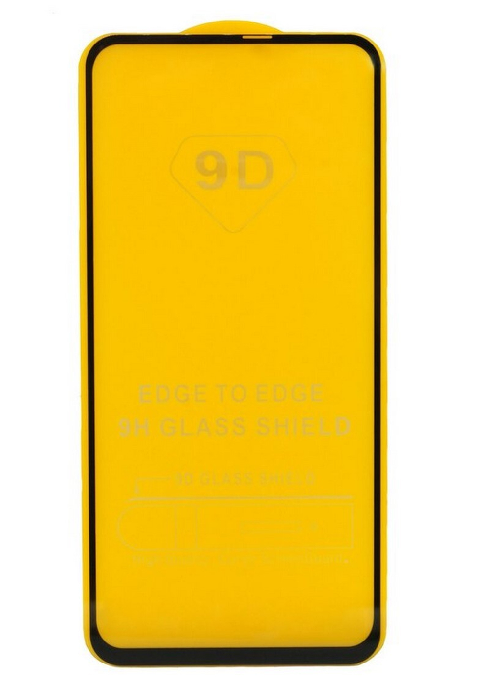 Защитное стекло Samsung A60 (черный) 9D тех.упаковка