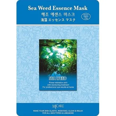 MIJIN Маска тканевая морские водоросли Essence, 23 г