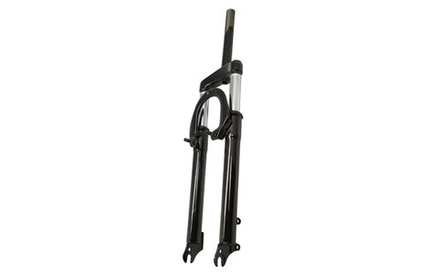 Вилка амортизационная TRIX 27.5"х1-1/8", сталь, пружинно-эластомерная, безрезьбовой, шток 260мм, ход