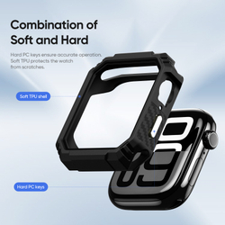 Чехол-бампер из Soft силикона от Dux Ducis для часов Apple Watch 46мм, серия Damo Series Case