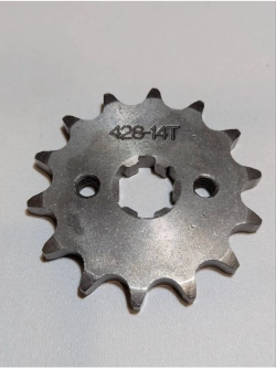 - Звезда ведущая для питбайка, мопеда (428-14Т) 17мм сталь