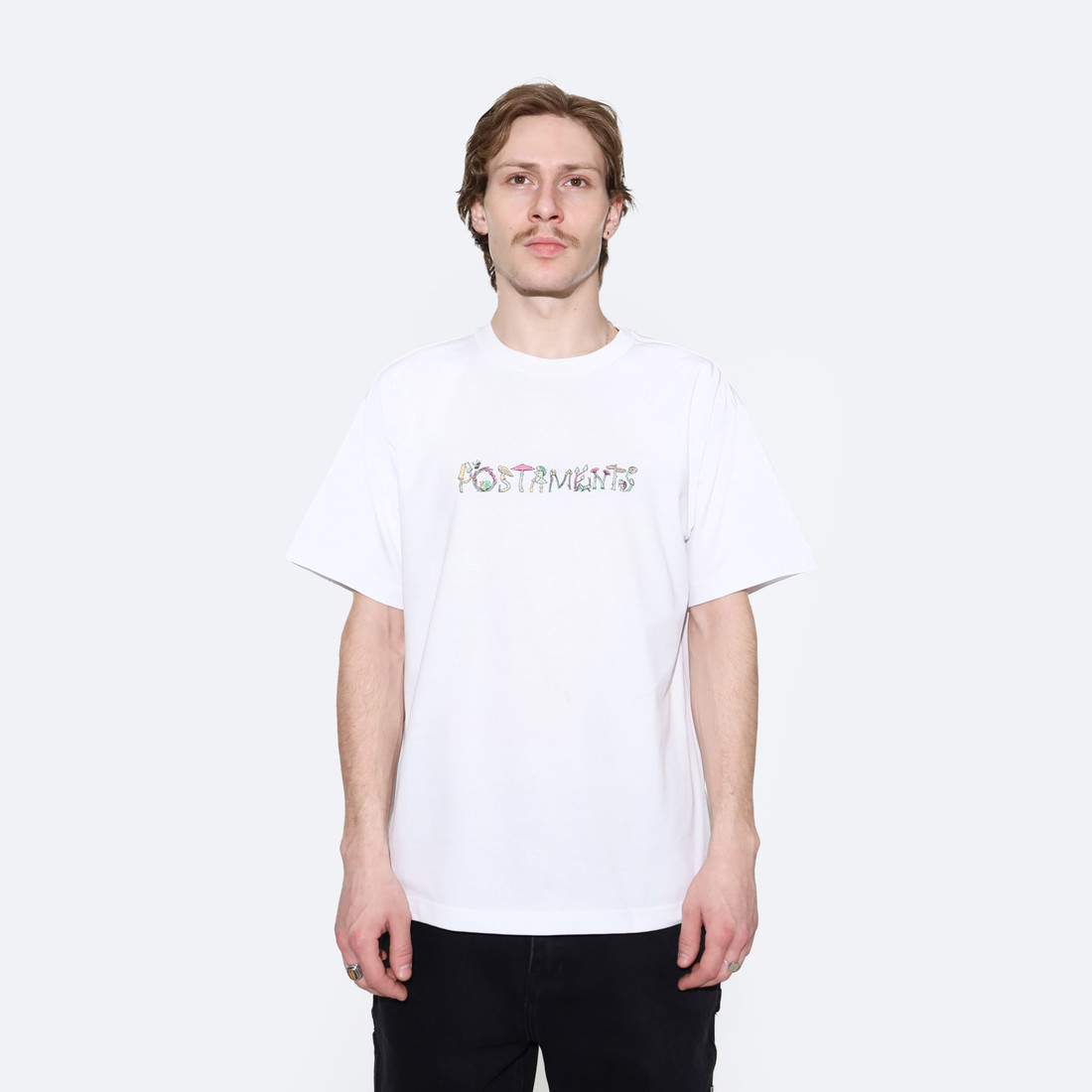 Купить Футболка Postaments Shrooms (white)