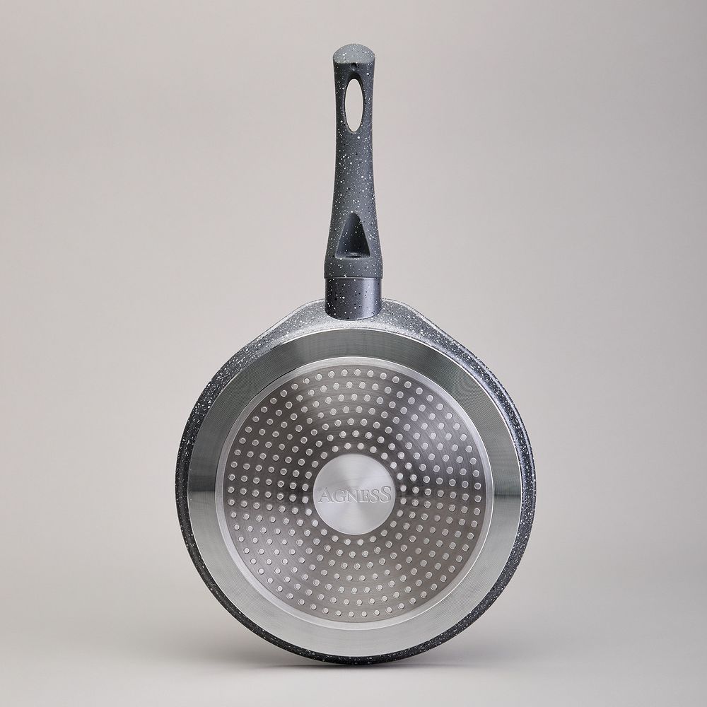 СКОВОРОДА БЛИННАЯ AGNESS С АНТИПРИГАРНЫМ ПОКРЫТИЕМ, 22Х2СМ, ИНДУКЦИОННОЕ ДНО