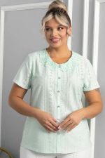 Блуза Петуния (светло-зеленая) Б13978-20М LT Collection