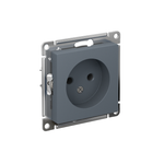 Розетка 1-м СП AtlasDesign 16А IP20 без заземл. без защ. шторок механизм грифель SE ATN000741