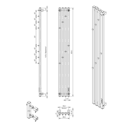 Полотенцесушитель Марко 4 Про 150x18 черный