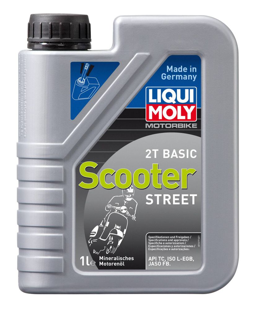 Моторное масло Liqui Moly Racing Scooter Basic для скутеров (2T, минер.)