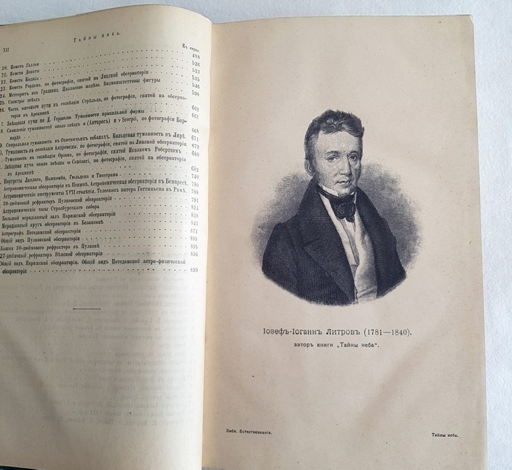 "Тайны неба". И.И. Литров. 1902 г.