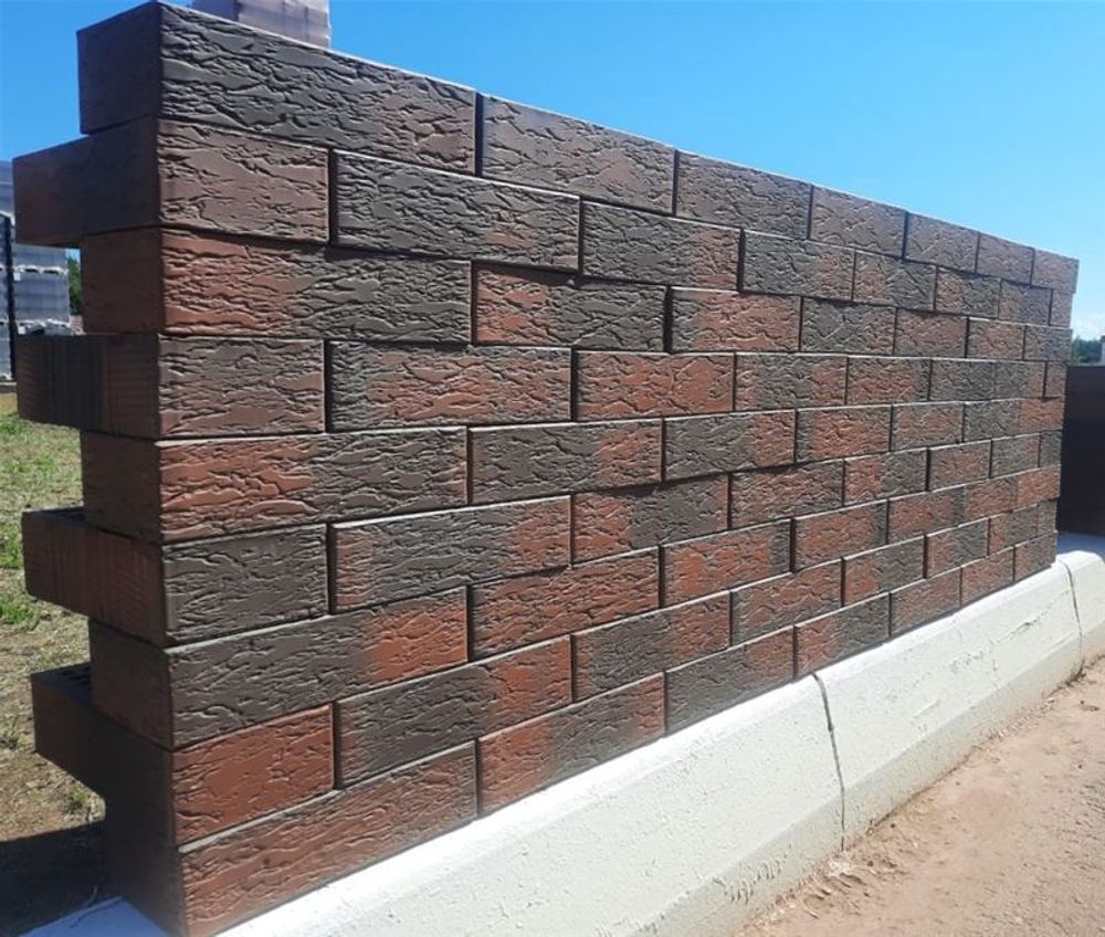 Кирпич керамический облицовочный ВЫШНЕВОЛОЦКАЯ КЕРАМИКА Агора ЛАВА 1НФ, 250х120х65 мм