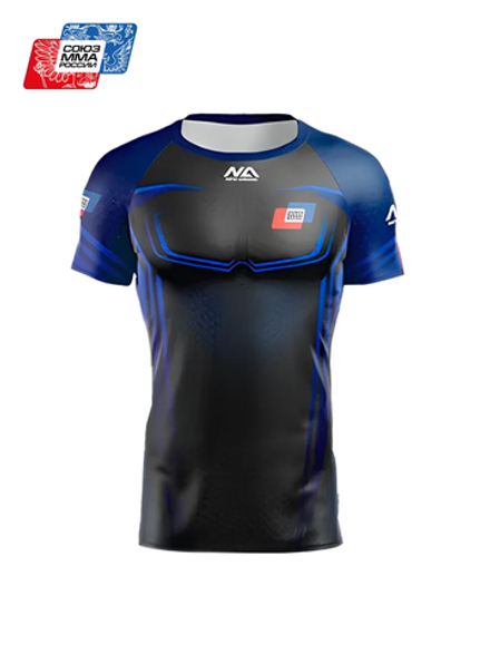Рашгард NEW ARMOR СОЮЗ ММА детский синий