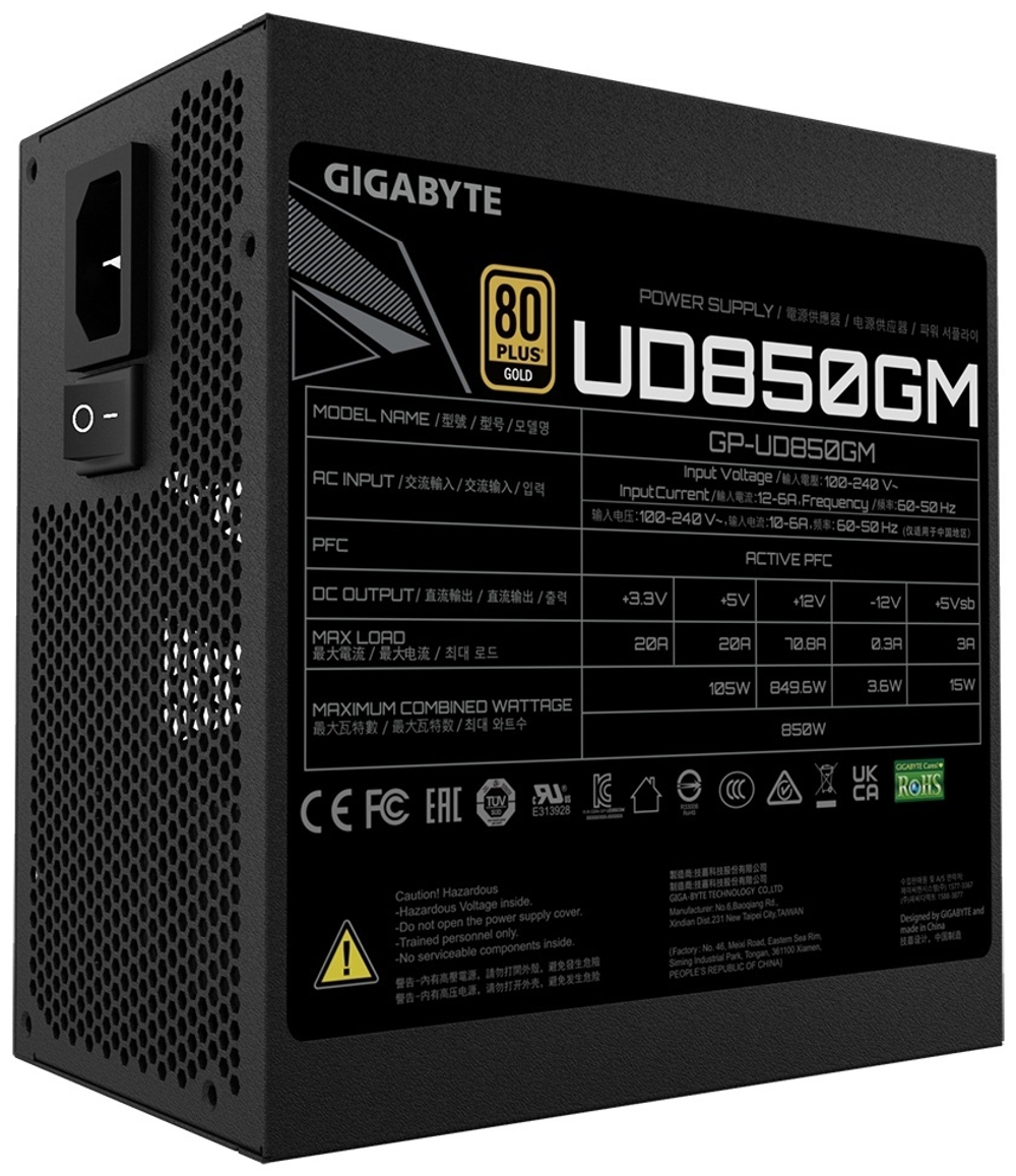 Блок питания GIGABYTE GP-UD850GM 850 Вт