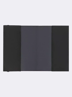 Обложка на паспорт черная "Бутон" OLA OLA