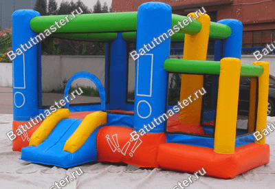 Надувной батут "Кубик"