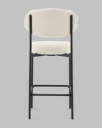 Стул полубарный Бриф DD букле молочный