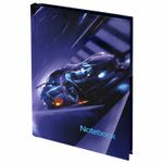 Блокнот МАЛЫЙ ФОРМАТ (110х147 мм), А6, 80 л., твёрдый, клетка, BRAUBERG KIDS, "Super Car", 114441