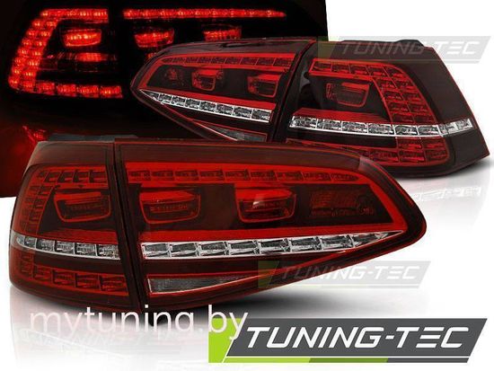 Фонари задние LED SPORT RED WHITE для VW GOLF 7 13-17