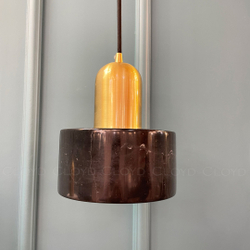 Подвесной светильник Cloyd ANTUAN P1 / Ø15 см - черн.мрамор (арт.10795)