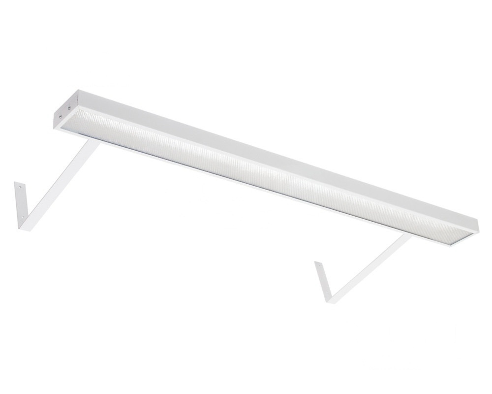 Светильник LED для школьной доски 1х36 17Вт 5000К призма IP40 CRI90 1195х110х40мм DARKLUM